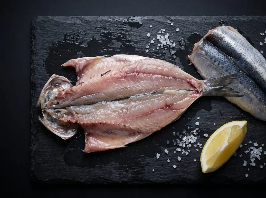 Sardinha aberta em manta